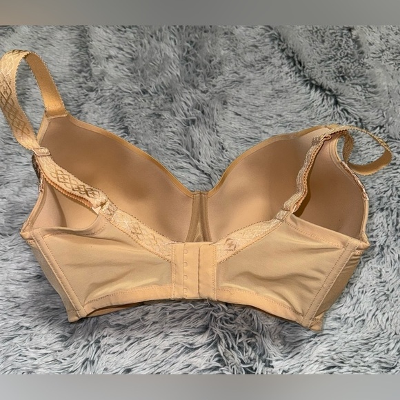 1st & Curve Full Figure Padded Bra Madison French Nude Beige 36J - Picture 2 of 5